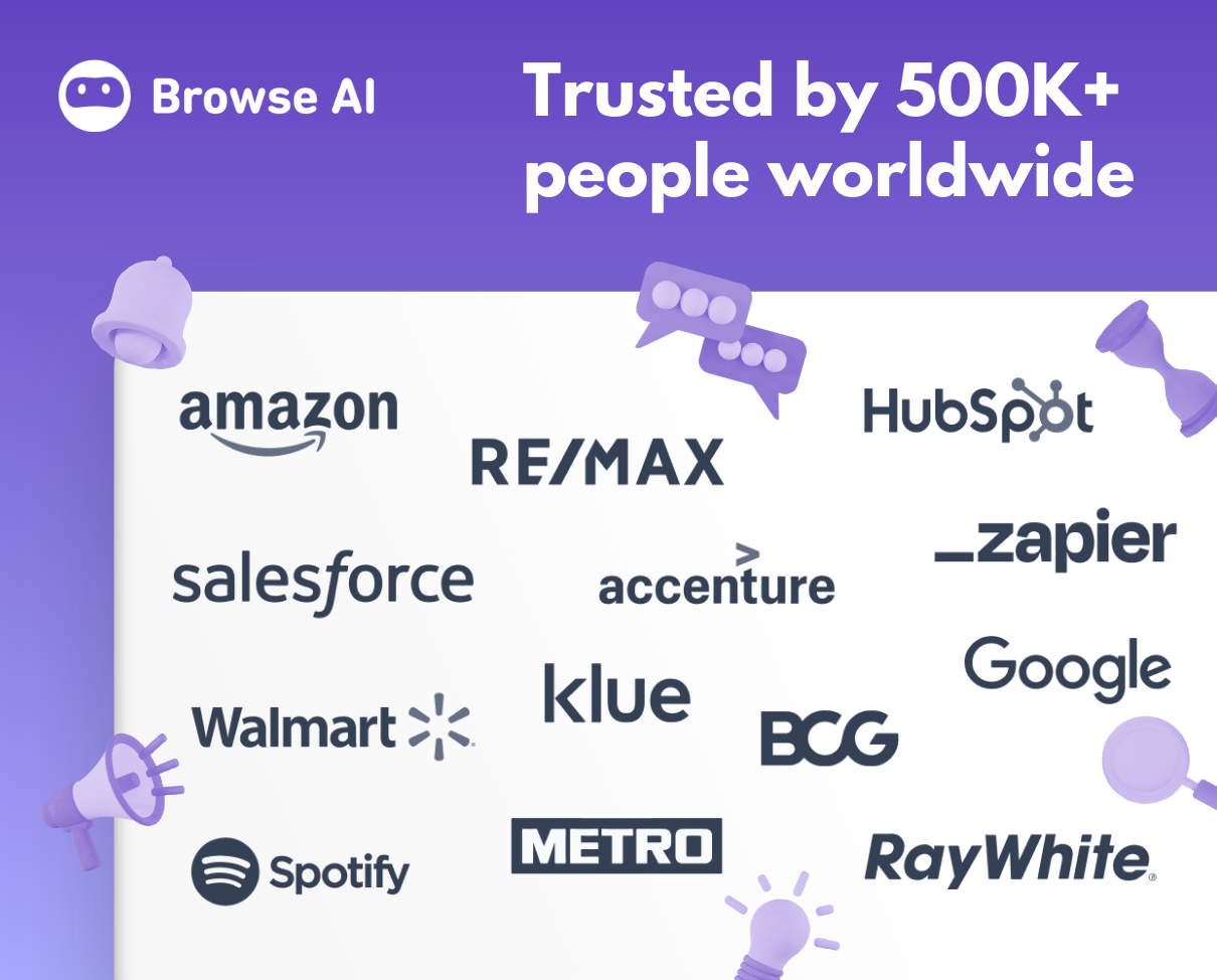 screenshot of Browse AI